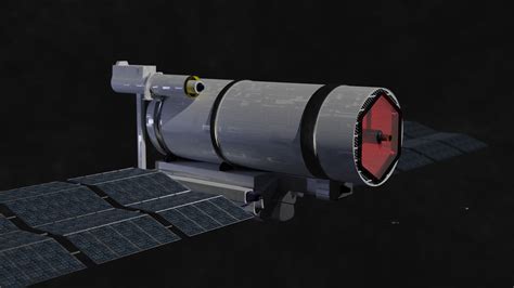 3d Model Space Laser Satellite Defence System Vr Ar Low Poly Cgtrader