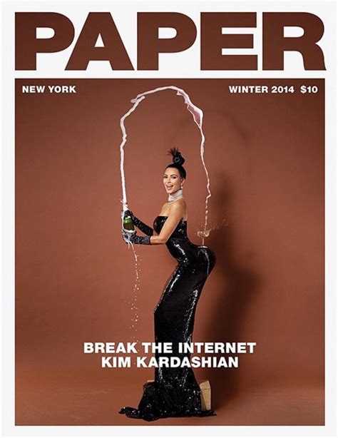 Kim Kardashian Poses Full Frontal In Her Attempt To Break The Internet
