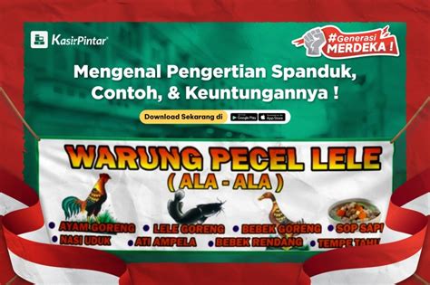 Bahan Untuk Membuat Spanduk - Edukasinewss.com