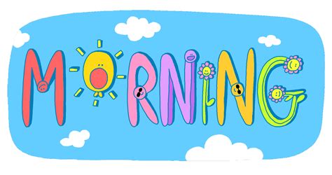 Animated Good Morning Stickers  Jewelrybygthings