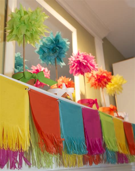 Have a cinco de mayo party at your house with these great party decorations. colorful paper party decorations for Cinco de Mayo in 2019 ...