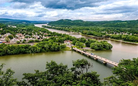 Download Wallpapers Bridges The Susquehanna River Panorama Pa River