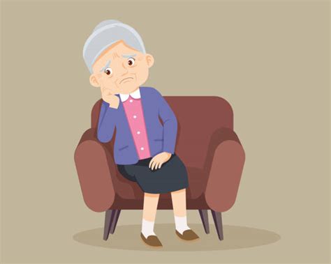 30 Grandma On Couch Alone Illustrations Royalty Free Vector Graphics