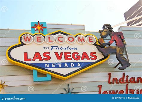 The Famous Welcome To Fabulous Las Vegas Sign Editorial Stock Photo