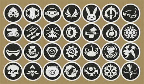 Overwatch Icon Patches Ultimate Icons Overwatch Patches Etsy