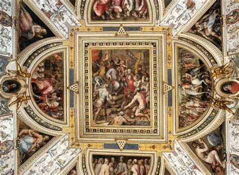 Ceiling Decoration Palazzo Vecchio Florence 1556 1558 Giorgio