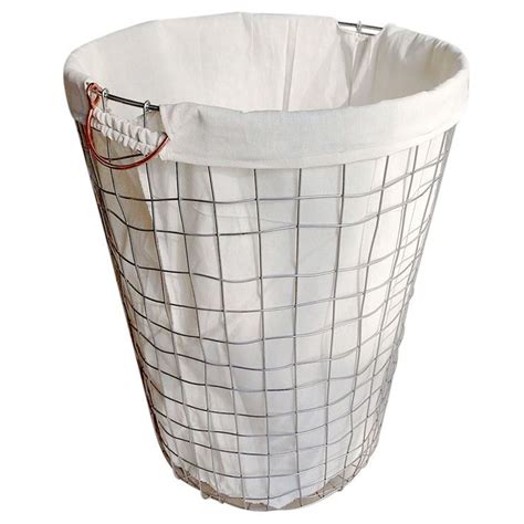 Our laundry storage & organization category offers a great selection of laundry baskets and more. Wire Laundry Basket Round Gold Handle | Wire laundry ...