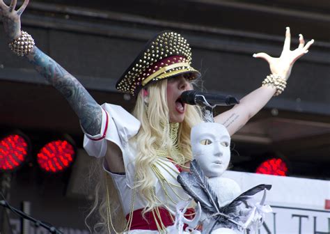 Epic Firetrucks Maria Brink And In This Moment Photo By Meg Niittynen