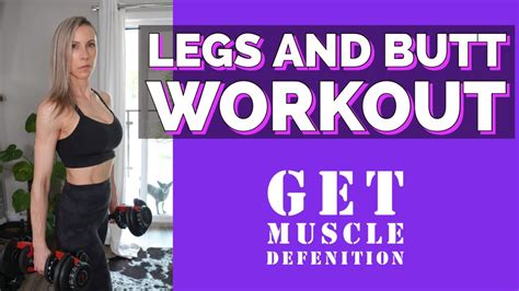 Legs And Butt Workout 30 Min Glutes Activation Dumbbells Booty