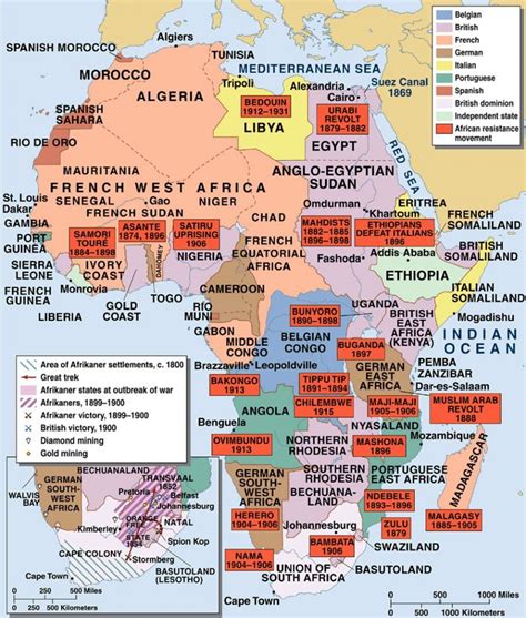 African Imperialism Map Ch 26 The Age Of Imperialism 1850 1914