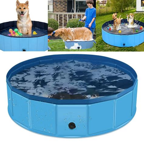 Portable Slip Resistant Kiddie Pool Collapsible Pvc Dog Bathing Tub