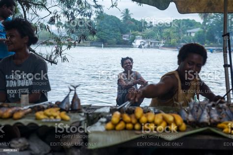Laughter At Market In Madang Papua New Guinea Stock Photo Download