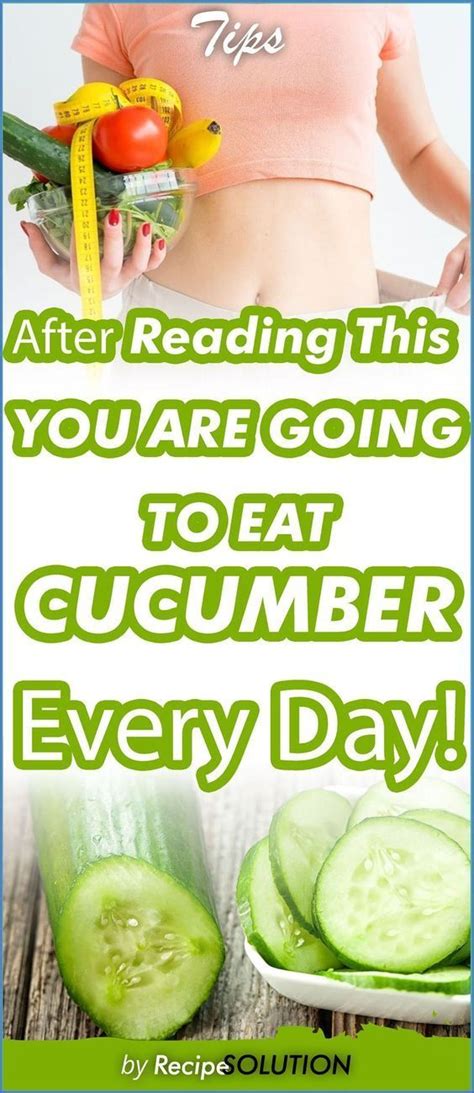 After You Read This You Are Going To Eat Cucumber Every Day In Cucumber Healthy Tips