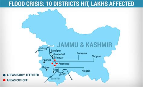 It is an interactive jammu and kashmir map, click on any object to get datiled description. Areas Worst Affected by Floods in Jammu and Kashmir