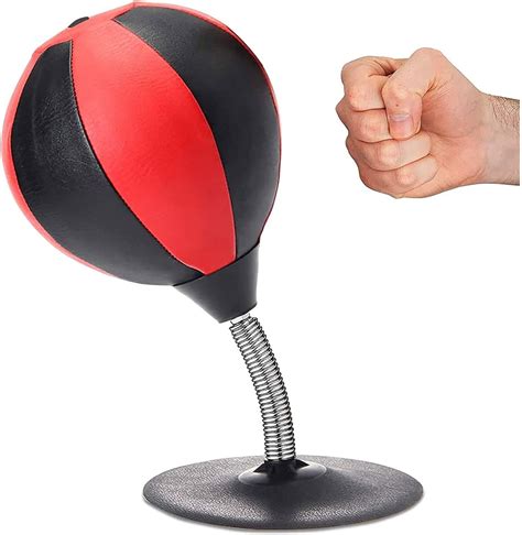 Punching Bag With Suction Cup Stress Buster Desktop
