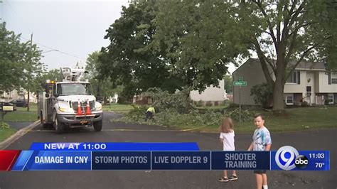 Tuesday Afternoon Storms Cause Damage Youtube