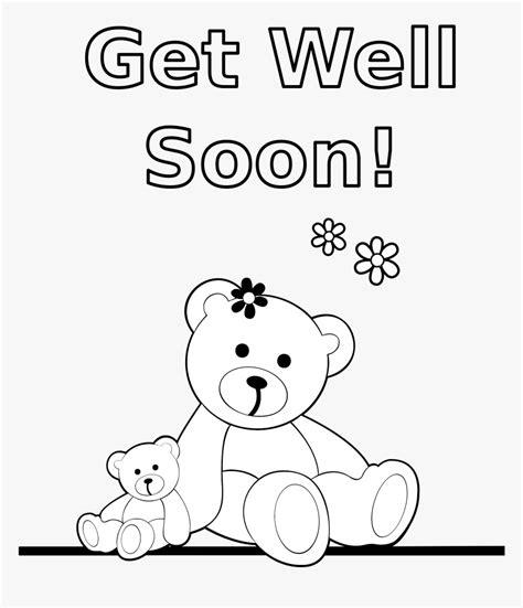 Free Printable Get Well Soon Coloring Pages - Printable Templates