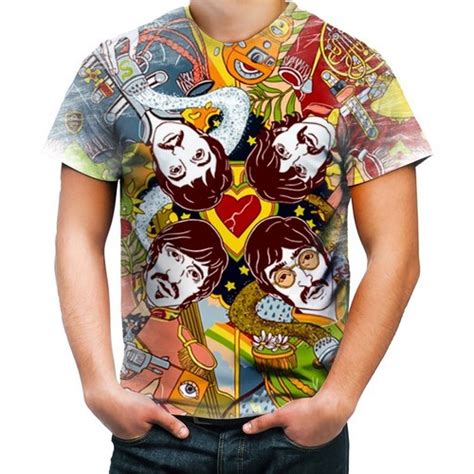 Camiseta Camisa The Beatles Paul Mccartney John Lennon 06 Shopee Brasil