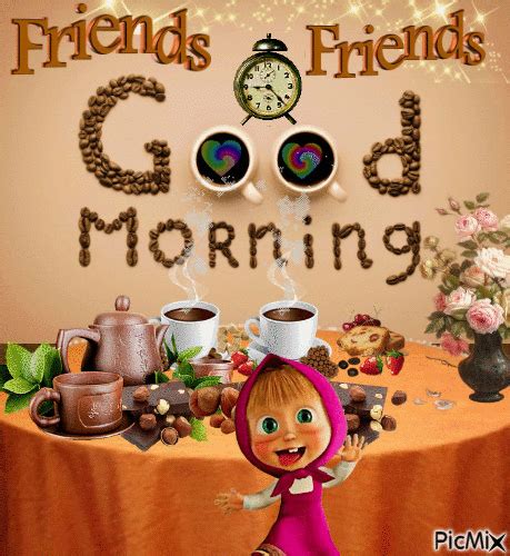 Friends Good Morning Animation Pictures Photos And Images For