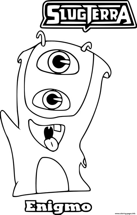 Speedstinger slugterra coloring page source : Slugterra Enigmo Coloring Pages Printable