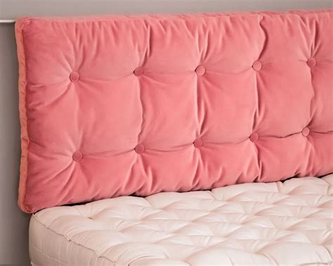Custom Organic Cotton Headboard Cushion Tufted Etsy Cushion Headboard Leather Sofa Living