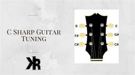 C Sharp Standard Tuning Guitar And Bass