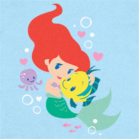 Infants The Little Mermaid Ariel Flounder Hug Fifth Sun