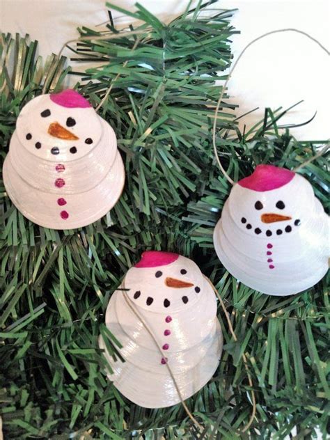Santa clam shell ornaments for christmas. Pin on christmas