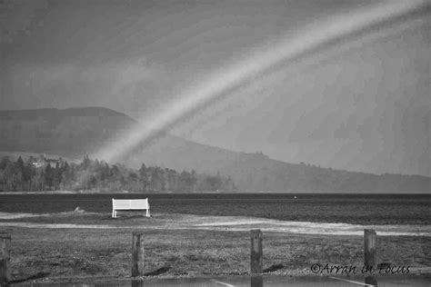 Arran In Focus Photography Black And White Rainbow And Another Cheat