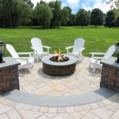 Outdoor Fireplace Made With Pavers I Am Chris