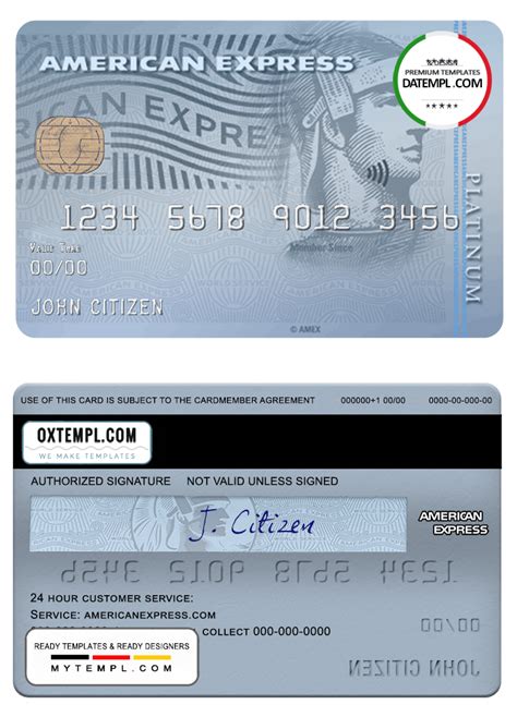 Usa Carrington Mortgage Services Bank Amex Platinum Card Template In