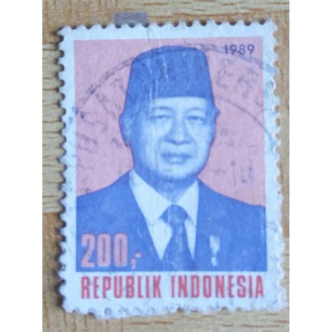 Jual Perangko Indonesia Pak Soeharto Rp 200 Tahun 1989 Indonesiashopee