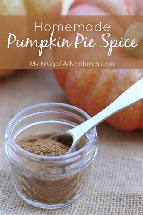 If the center is still sloshing around, keep baking. Homemade Pumpkin Pie Spice - My Frugal Adventures