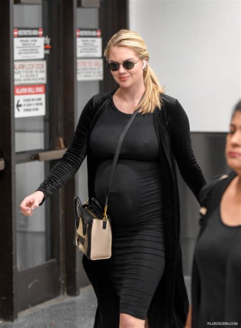 Pregnant Kate Upton Caught In See Through