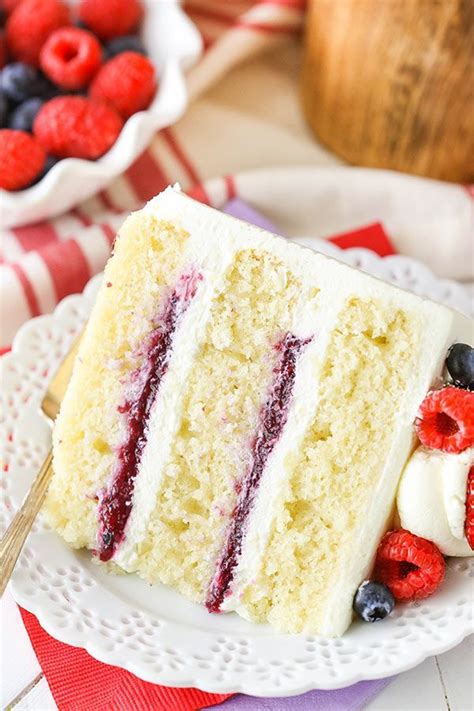 Browse cupcake and cake filling recipes online today! Berry Mascarpone Layer Cake (Life, Love and Sugar) | Moist ...