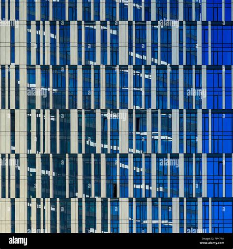 Windows Of Skyscraper Architecture Close Up Glass And Concrete Urban