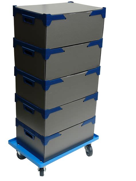 Transport Trolley for Glassjacks Correx Boxes and Solid Euro Crates ...
