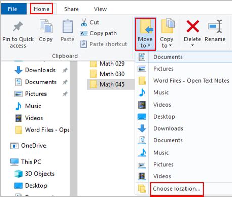 Topic D Copy Move Delete And Rename Files Folders Key Concepts Of