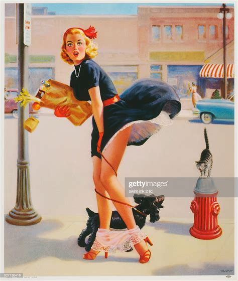 Pinup Art By Art Frahm 1954 Photo Dactualité Getty Images