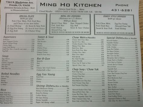Revamped ho ho chinese takeaway under new management since october 2014. Photos for Ming Ho Kitchen Chinese Food To Go | Yelp