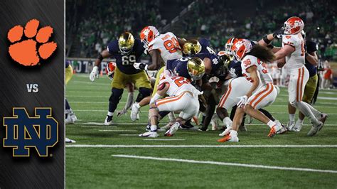 Notre dame is getting ready to kick off a new season. Clemson vs. Notre Dame Football Highlight (2020) - YouTube