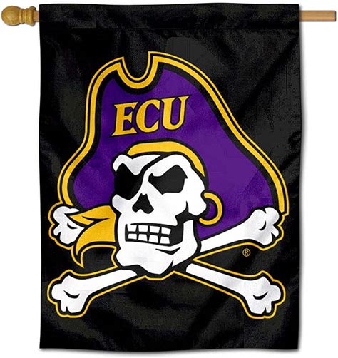 College Flags And Banners Co Ecu Pirates Ecu Pirate Double Sided House