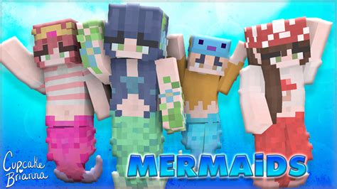 Mermaids Skin Pack By Cupcakebrianna Minecraft Skin Pack Minecraft