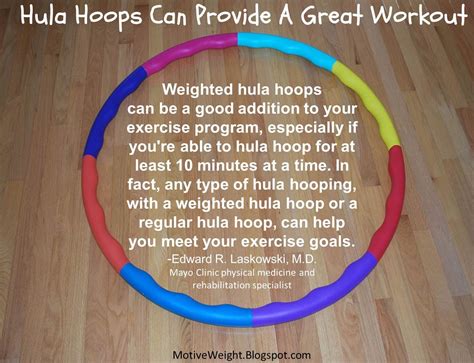 Motiveweight Hula Hooping Is Fun And Provides A Great Workout