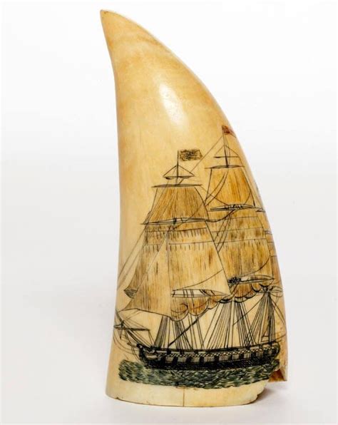 Haul Line Scrimshaw All Artifacts The John F Kennedy Presidential Library And Museum
