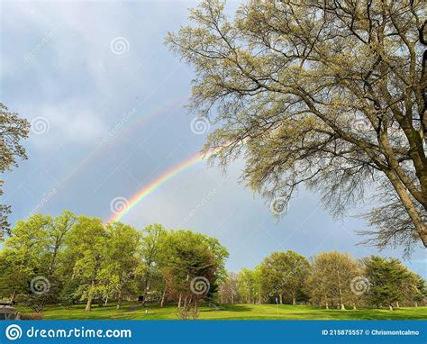 Double Rainbow Stock Image Image Of Double Maryland 215875557