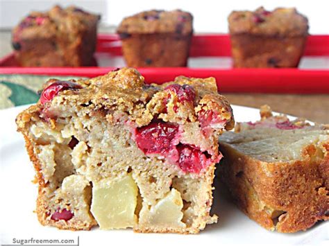 Add 1 to 2 tablespoons of water or flour if needed). Petite Cranberry Apple Breads: Low Sugar & Diabetic Friendly