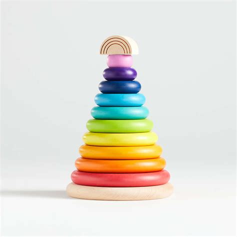 Large Wooden Baby Stacking Rings Reviews Crate And Kids