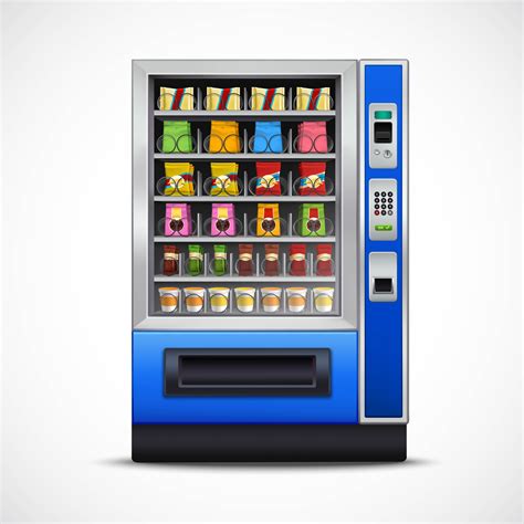 Realistic Snacks Vending Machine 474488 Vector Art At Vecteezy