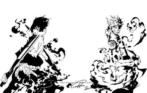 Sasuke And Naruto By Akanemanga On Deviantart